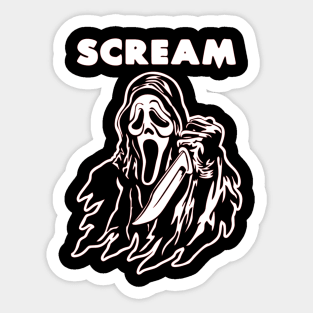 Scream Ghostface Sticker